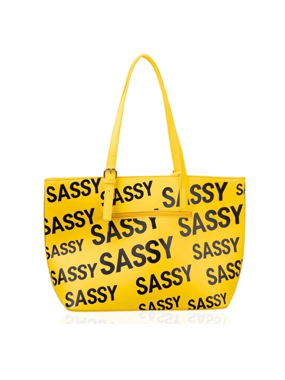 Sassy Jones City Tote - Yellow/Black